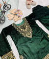 OC 236 Viscose Velvet Top With Bottom Dupatta Wholesale In India